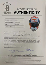 Max Verstappen Signed Helmet Beckett COA - Item #3 - View 7