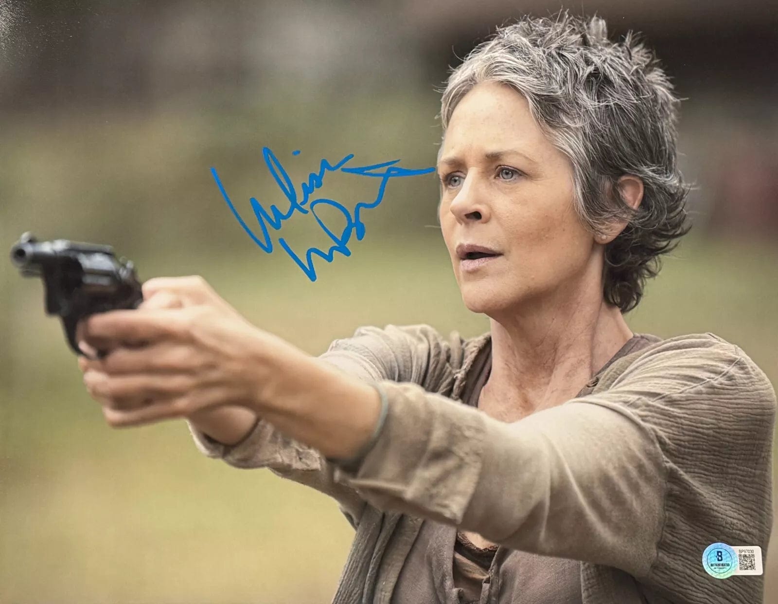 Melissa McBride Signed 11x14 Photo from The Walking Dead Beckett COA