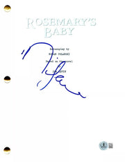 Mia Farow Signed Script from Rosemary's Baby Beckett COA