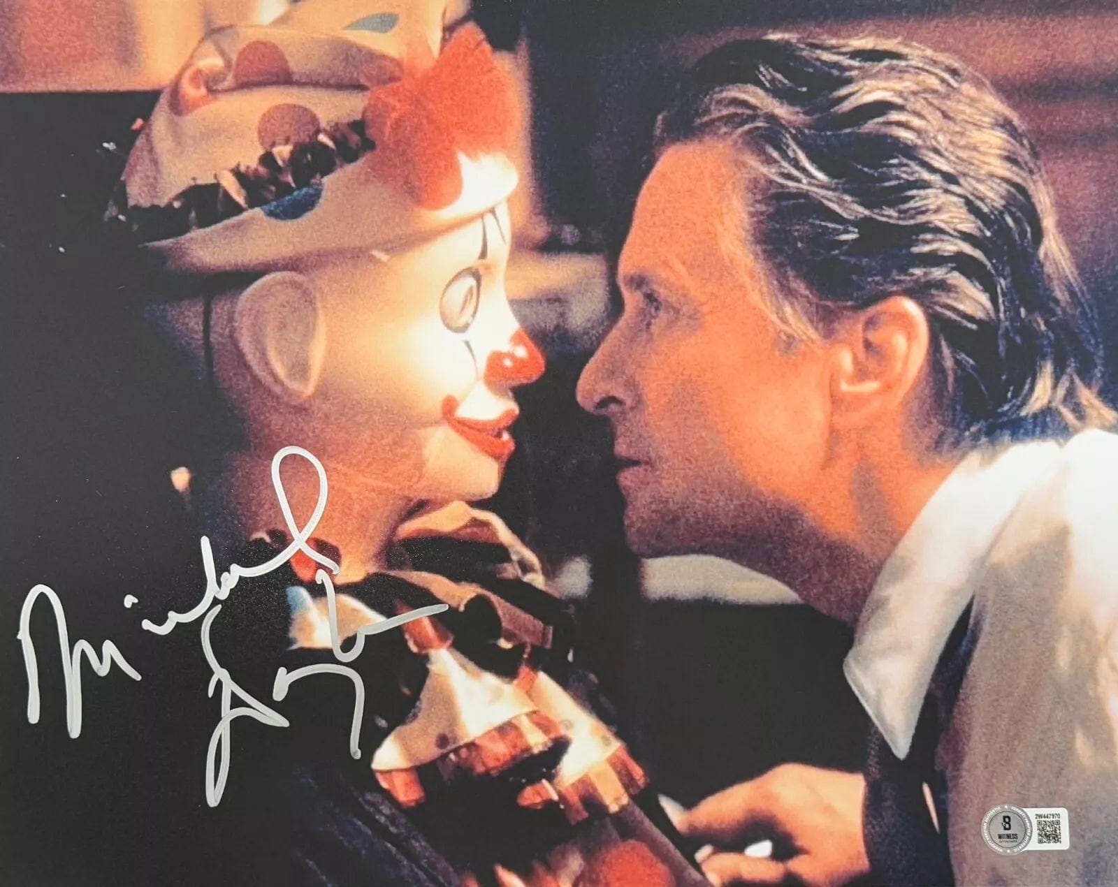 Michael Douglas Signed 11x14 Photo from The Game Beckett COA - Item #1