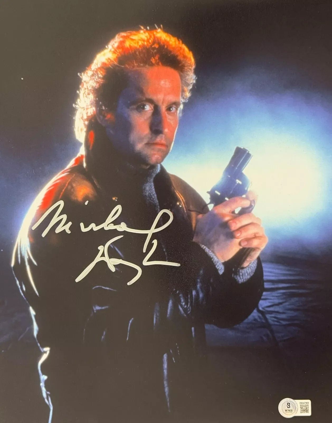 Michael Douglas Signed 11x14 Photo from Black Rain Beckett COA - Item #1