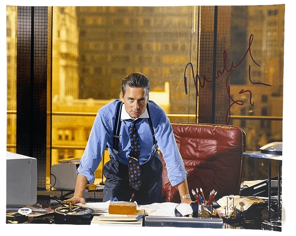 Michael Douglas Signed 16x20 Photo from Wall Street Certified Authentic - Item #4