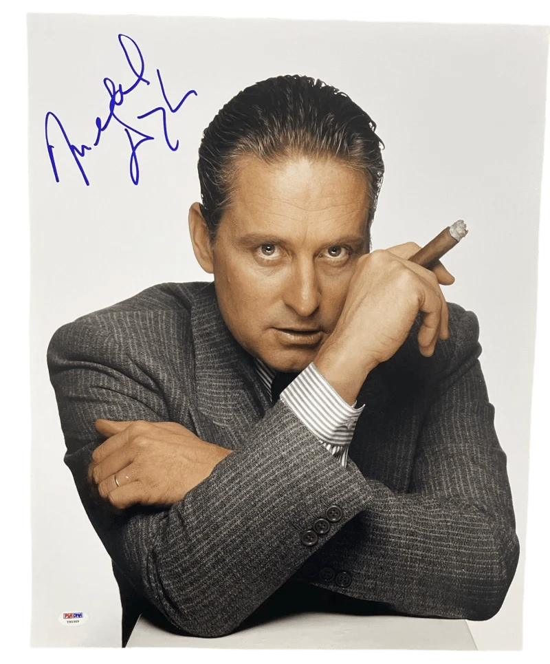 Michael Douglas Signed 16x20 Photo from Wall Street Certified Authentic - Item #5