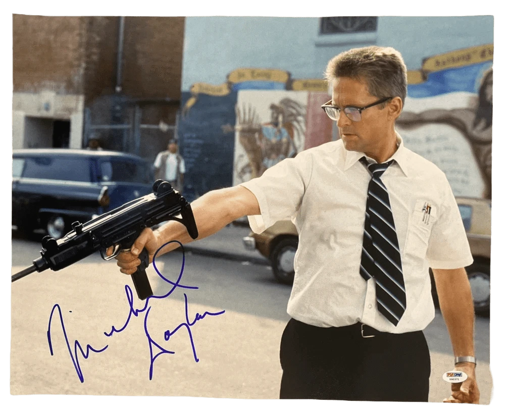 Michael Douglas Signed 16x20 Photo from Falling Down Certified Authentic