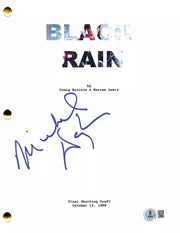 Michael Douglas Signed Script from Black Rain Beckett COA