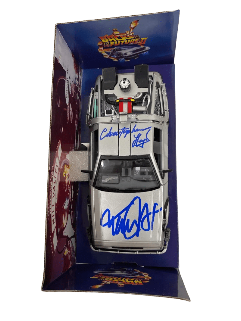 Christopher Lloyd Signed Model Car from Back to the Future Certified Authentic - Item #1 - Detail View