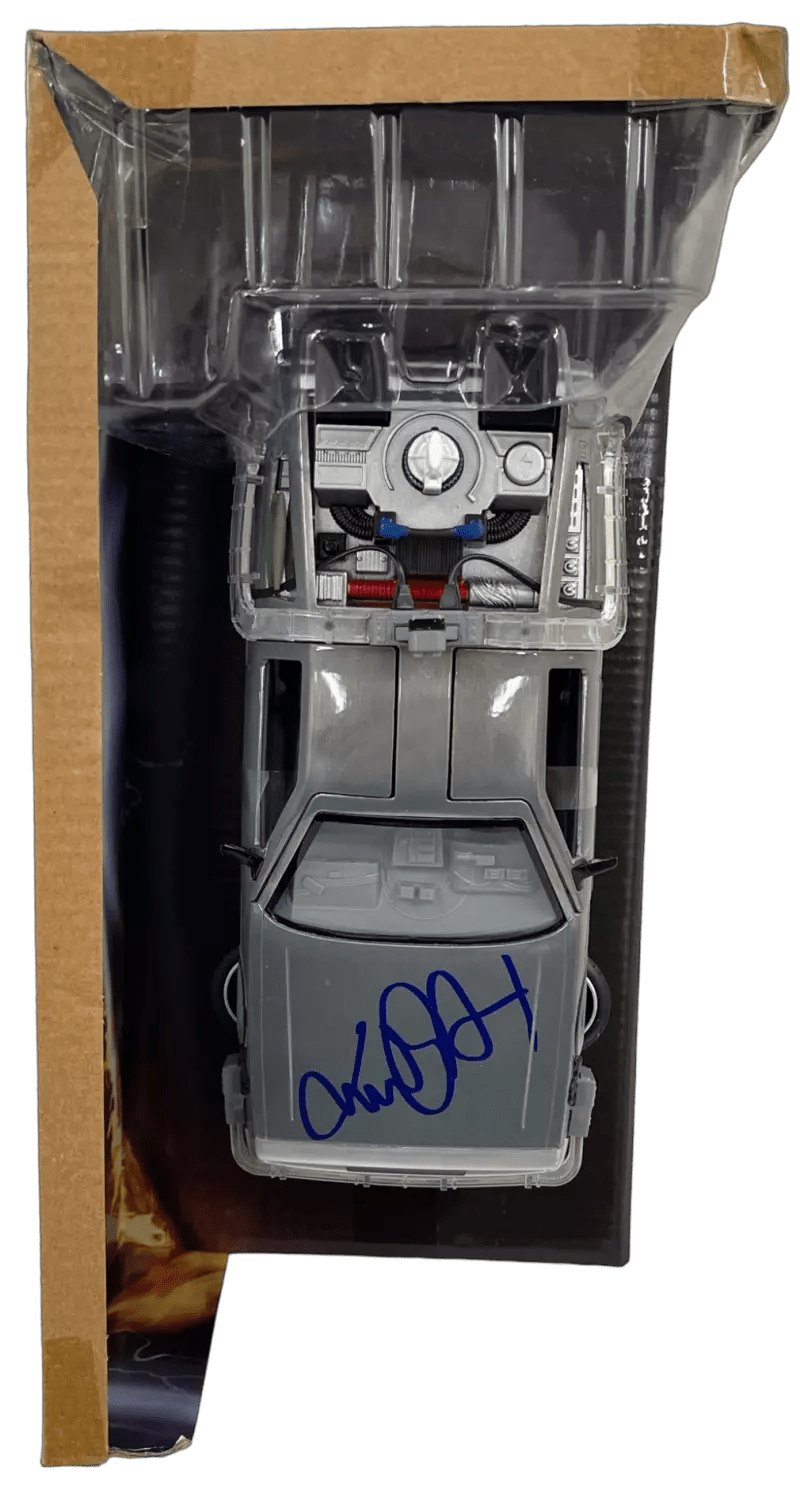 Michael J Fox Authentic Autographed 1:24 Back to the Future Part 2 Delorean