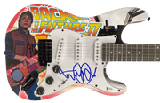 Michael J Fox Signed Guitar from Back to the Future Beckett COA