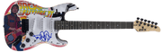 Michael J Fox Signed Guitar from Back to the Future Beckett COA - Detail View
