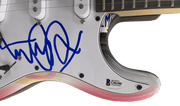 Michael J Fox Signed Guitar from Back to the Future Beckett COA - Alternate Angle