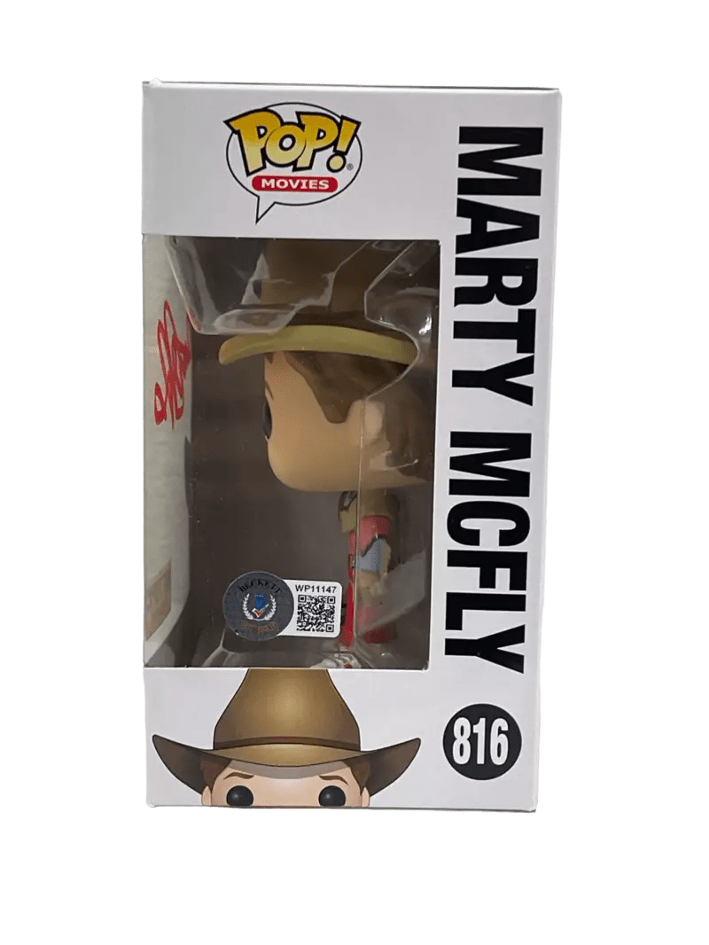 Michael J Fox Signed Funko from Back to the Future Beckett COA - Item #5 - Detail View