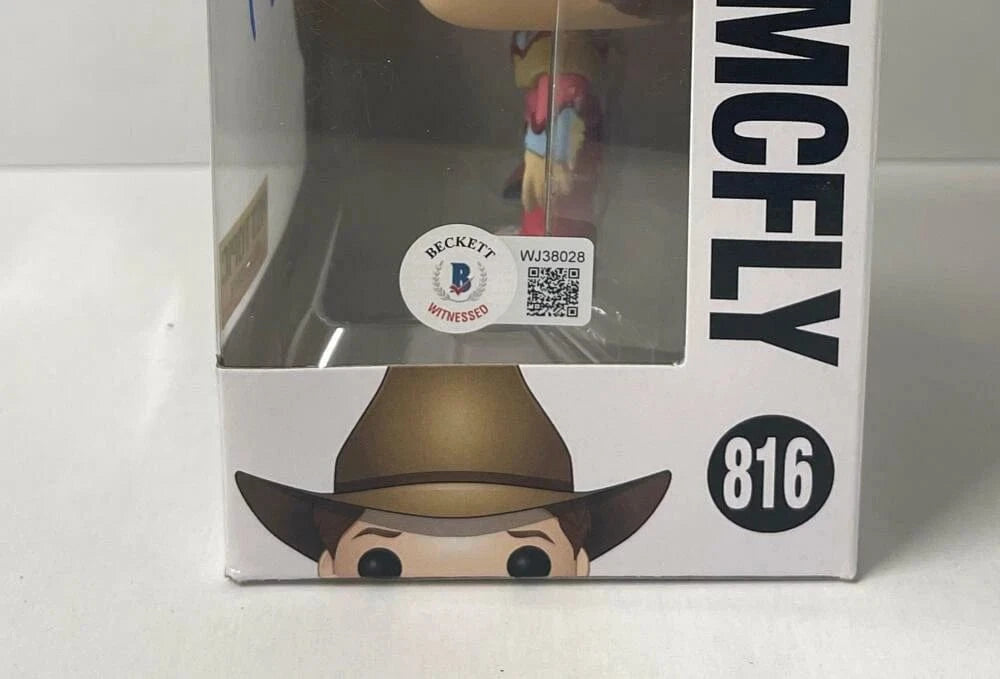 Michael J Fox Signed Funko from Back to the Future Beckett COA - Item #1 - Detail View