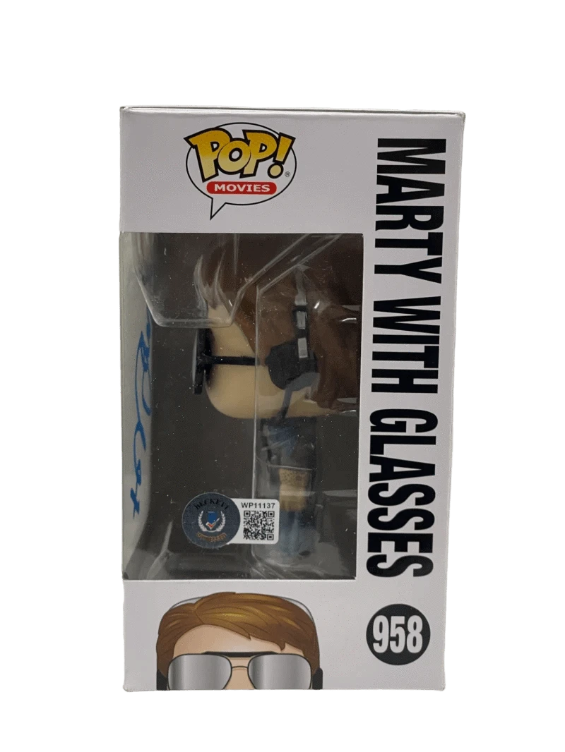 Michael J Fox Signed Funko from Back to the Future Beckett COA - Item #3 - Detail View