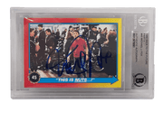 Michael J Fox Signed Trading Card from Back to the Future Beckett COA - Item #5