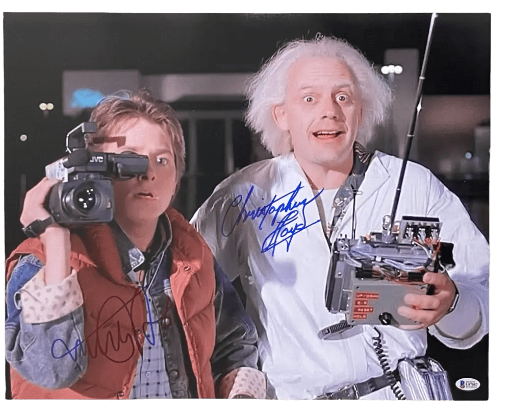 Christopher Lloyd Signed 16x20 Photo from Back to the Future Beckett COA - Item #2