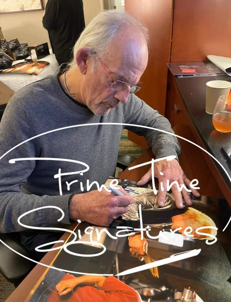 Christopher Lloyd Signed 16x20 Photo from Back to the Future Beckett COA - Item #2 - Detail View