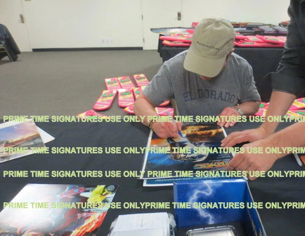 Christopher Lloyd Signed 16x20 Photo from Back to the Future Beckett COA - Item #1 - Alternate Angle