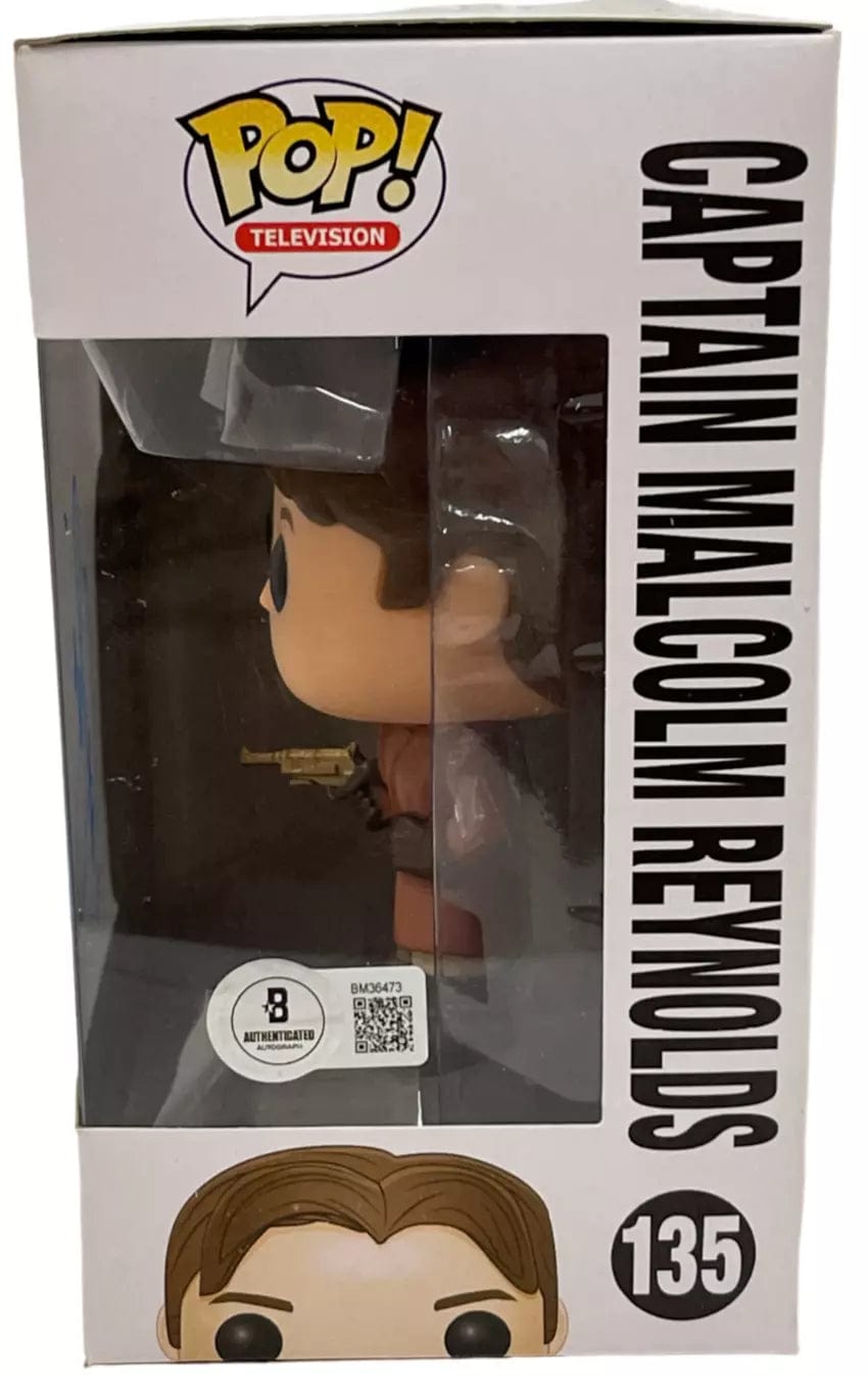 Nathan Fillion Signed Funko from Firefly Beckett COA - Detail View