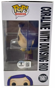 Neil Gaiman Signed Funko from Coraline Beckett COA - Detail View