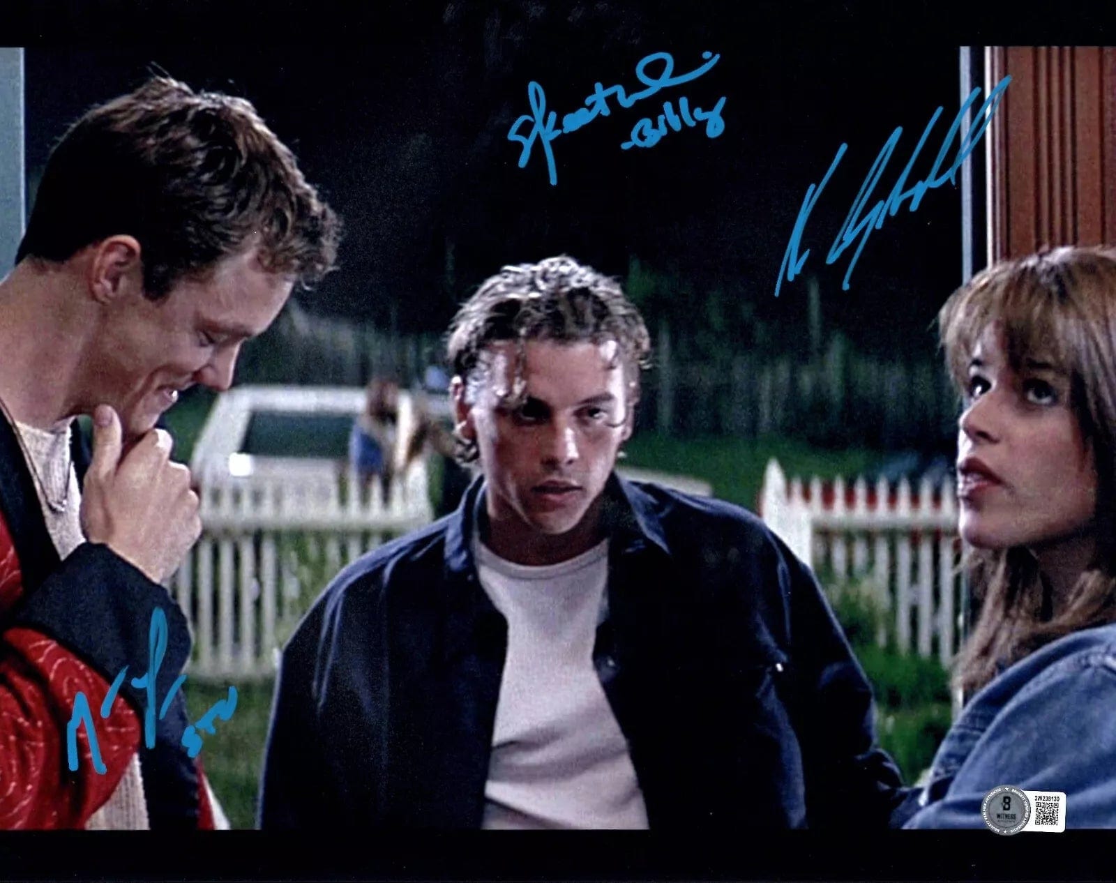 Neve Campbell, Matthew Lillard & Skeet Ulrich Authentic Autographed 11x14 Photo #2