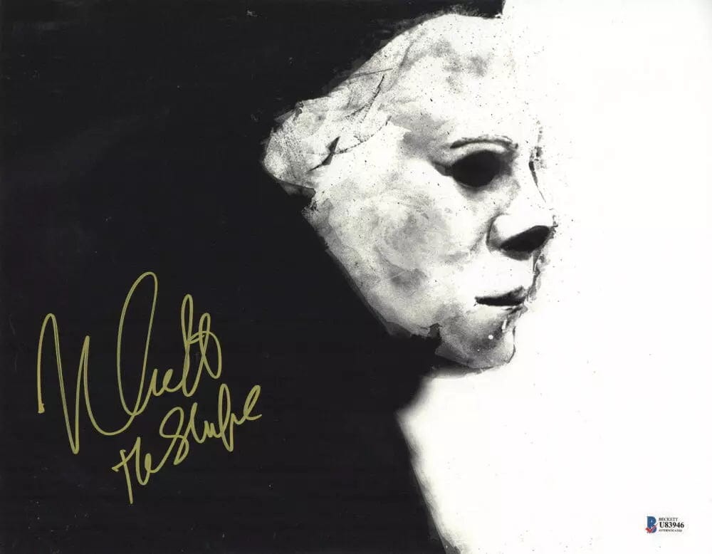 Nick Castle Signed 11x14 Photo from Halloween Beckett COA - Item #12