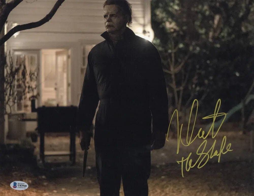 Nick Castle Signed 11x14 Photo from Halloween Beckett COA - Item #6
