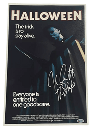 Nick Castle Signed 12x18 Photo from Halloween Beckett COA - Item #2