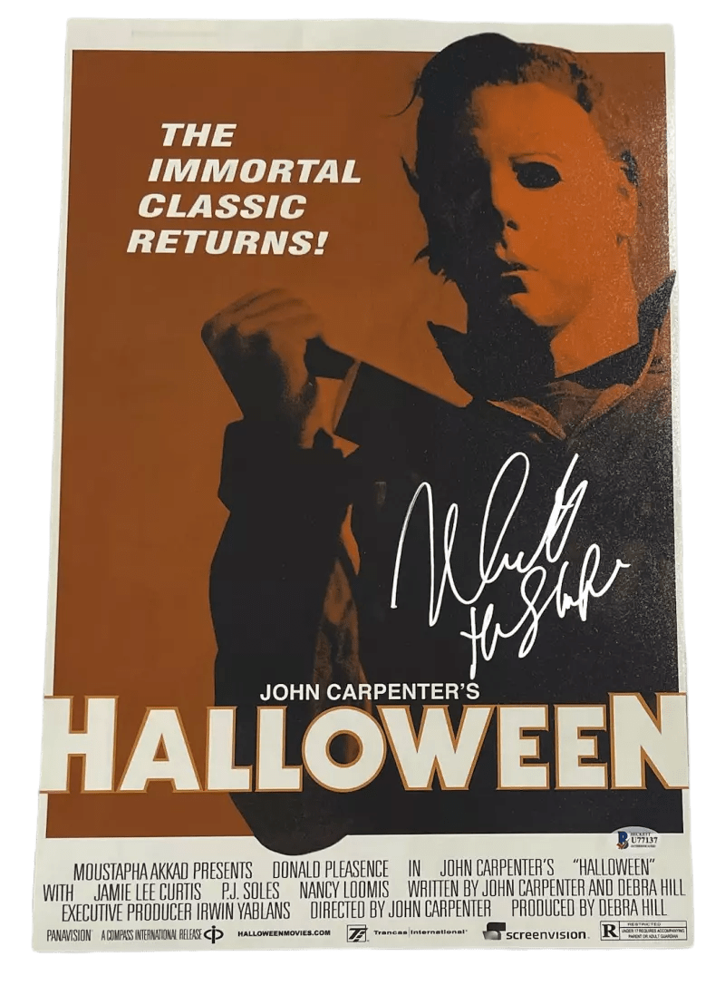 Nick Castle Signed 12x18 Photo from Halloween Beckett COA - Item #1