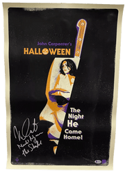 Nick Castle Signed Poster from Halloween Beckett COA - Item #4