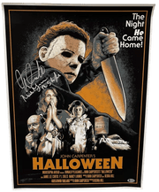 Nick Castle Signed Poster from Halloween Beckett COA - Item #7