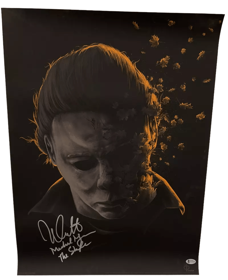 Nick Castle Signed Poster from Halloween Beckett COA - Item #5