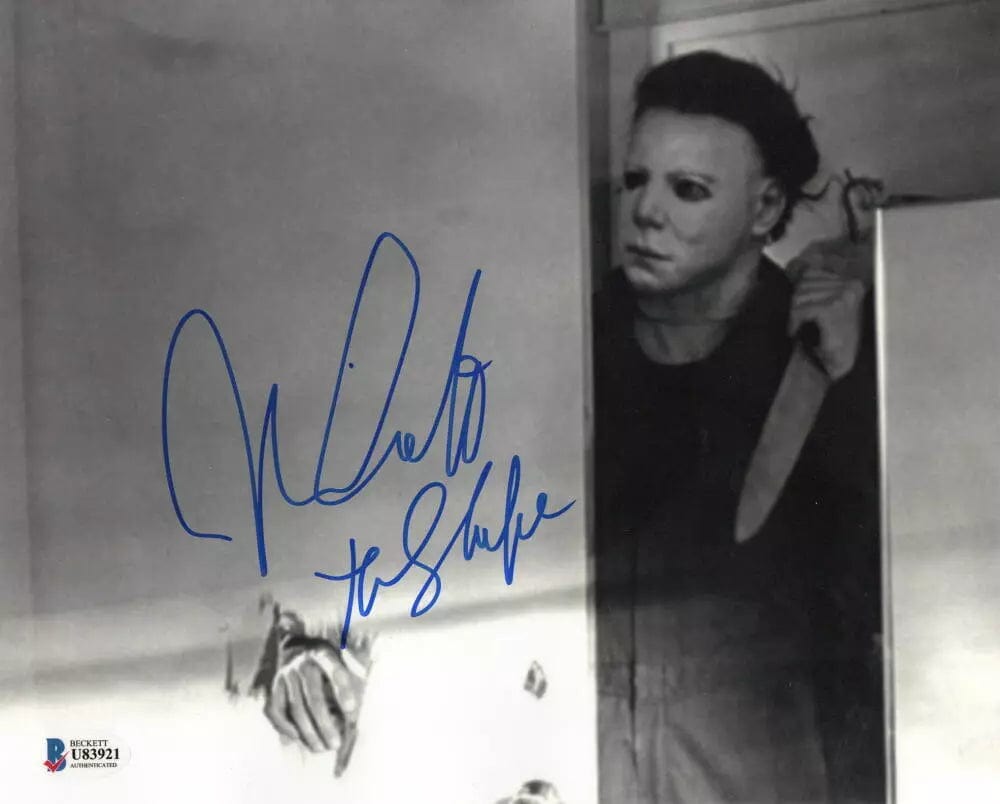 Nick Castle Signed 8x10 Photo from Halloween Beckett COA - Item #9