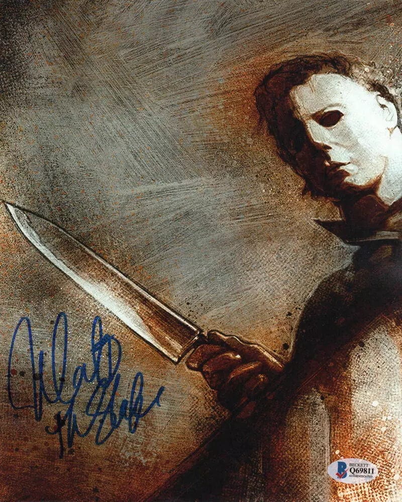 Nick Castle Signed 8x10 Photo from Halloween Beckett COA - Item #1
