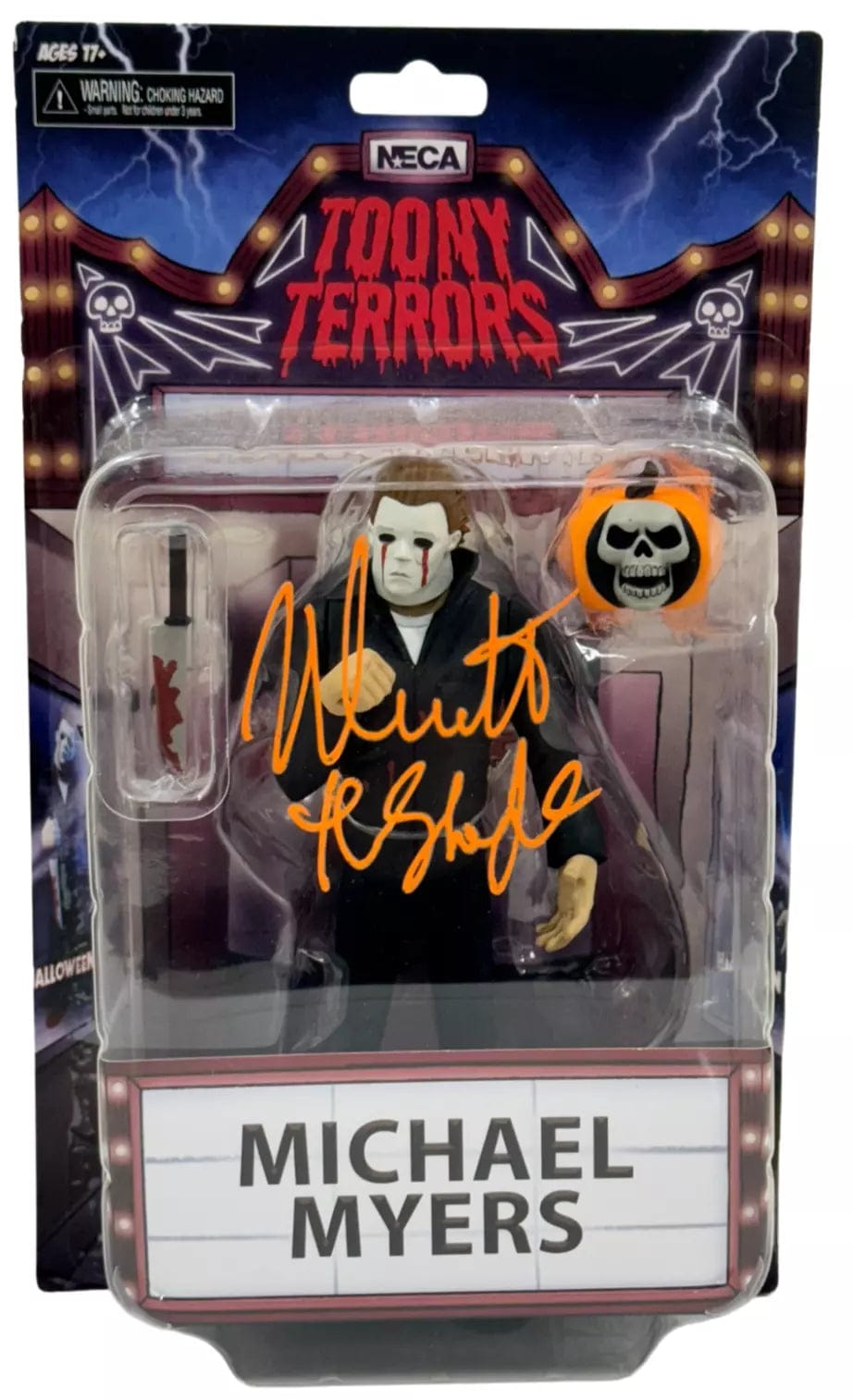 Nick Castle Signed Action Figure from Halloween Beckett COA