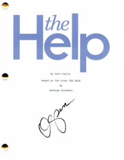 Octavia Spencer Signed Script from The Help Certified Authentic