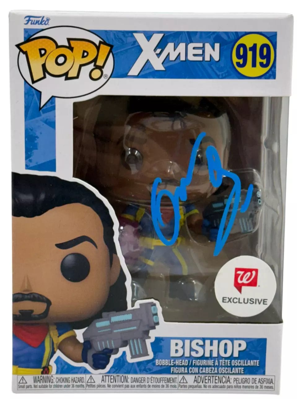 Omar Sy Authentic Autographed Bishop X-Men 919 Funko Pop Figure
