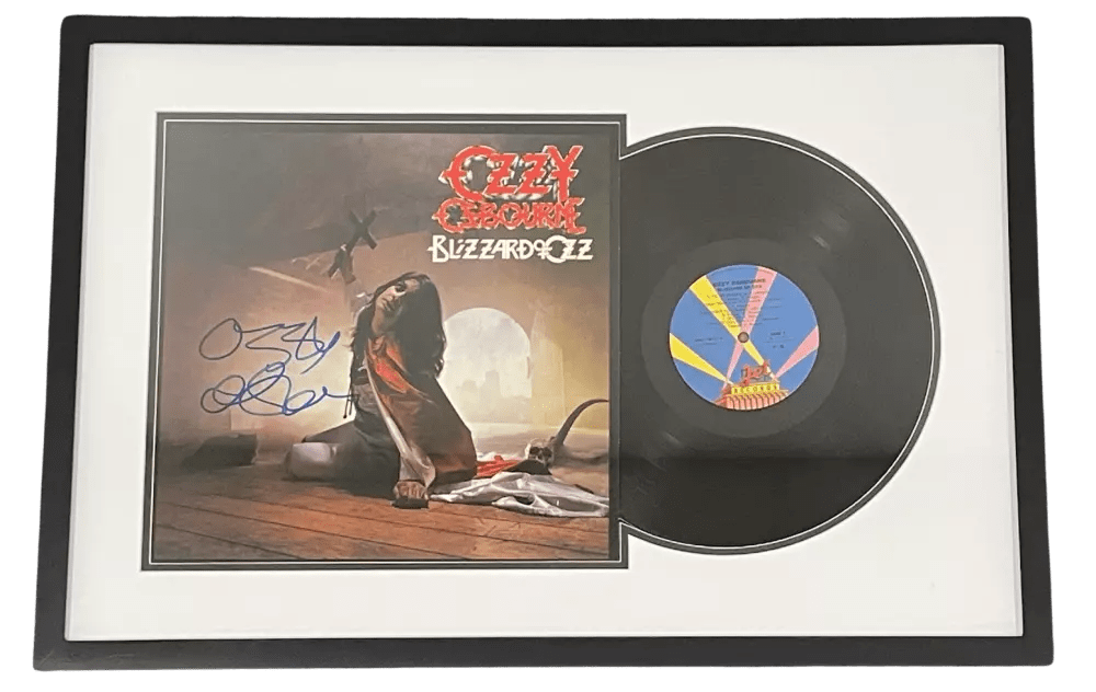 Ozzy Osbourne Signed Vinyl Record Beckett COA - Item #6