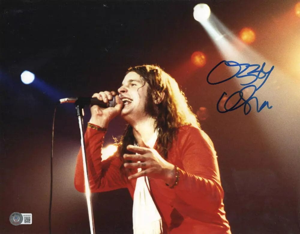 Ozzy Osbourne of Black Sabbath Signed 11x14 Photo Beckett COA - Item #15