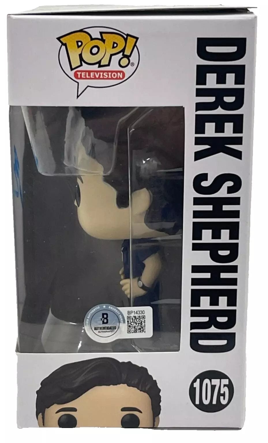 Patrick Dempsey Signed Funko from Grey's Anatomy Beckett COA - Detail View