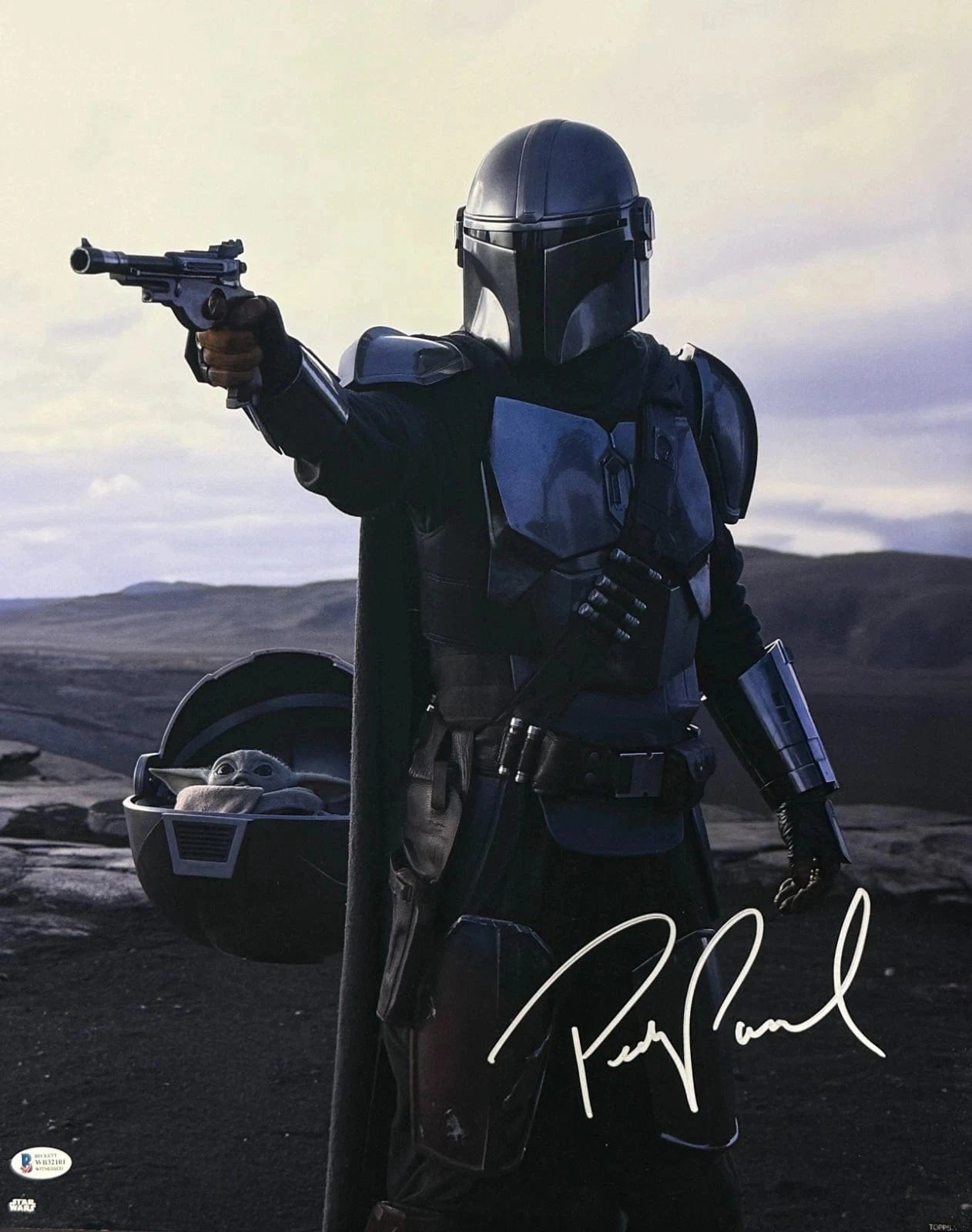 Pedro Pascal Signed 16x20 Photo from The Mandalorian Beckett COA - Item #2