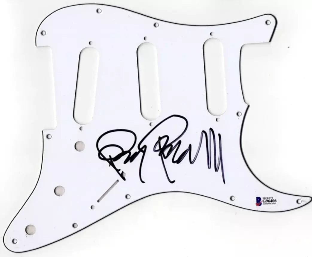 Perry Farrell of Jane's Addiction Authentic Autographed Stratocaster Pickguard