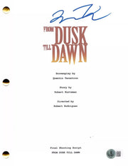 Quentin Tarantino Signed Script from From Dusk Till Dawn Beckett COA