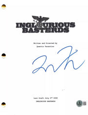 Quentin Tarantino Signed Script from Inglourious Basterds Beckett COA