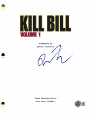 Quentin Tarantino Signed Script from Kill Bill Beckett COA - Item #1