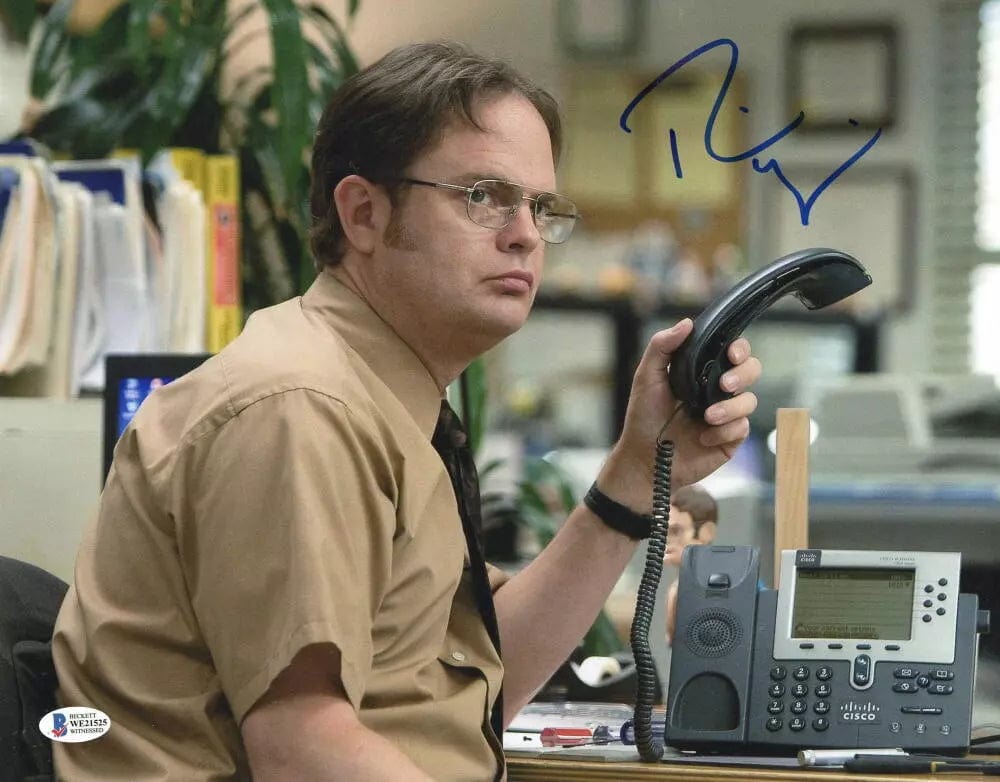Rainn Wilson Signed 11x14 Photo from The Office Beckett COA - Item #4