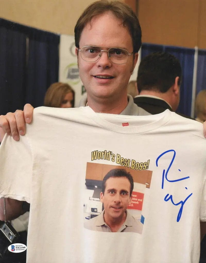 Rainn Wilson Signed 11x14 Photo from The Office Beckett COA - Item #1