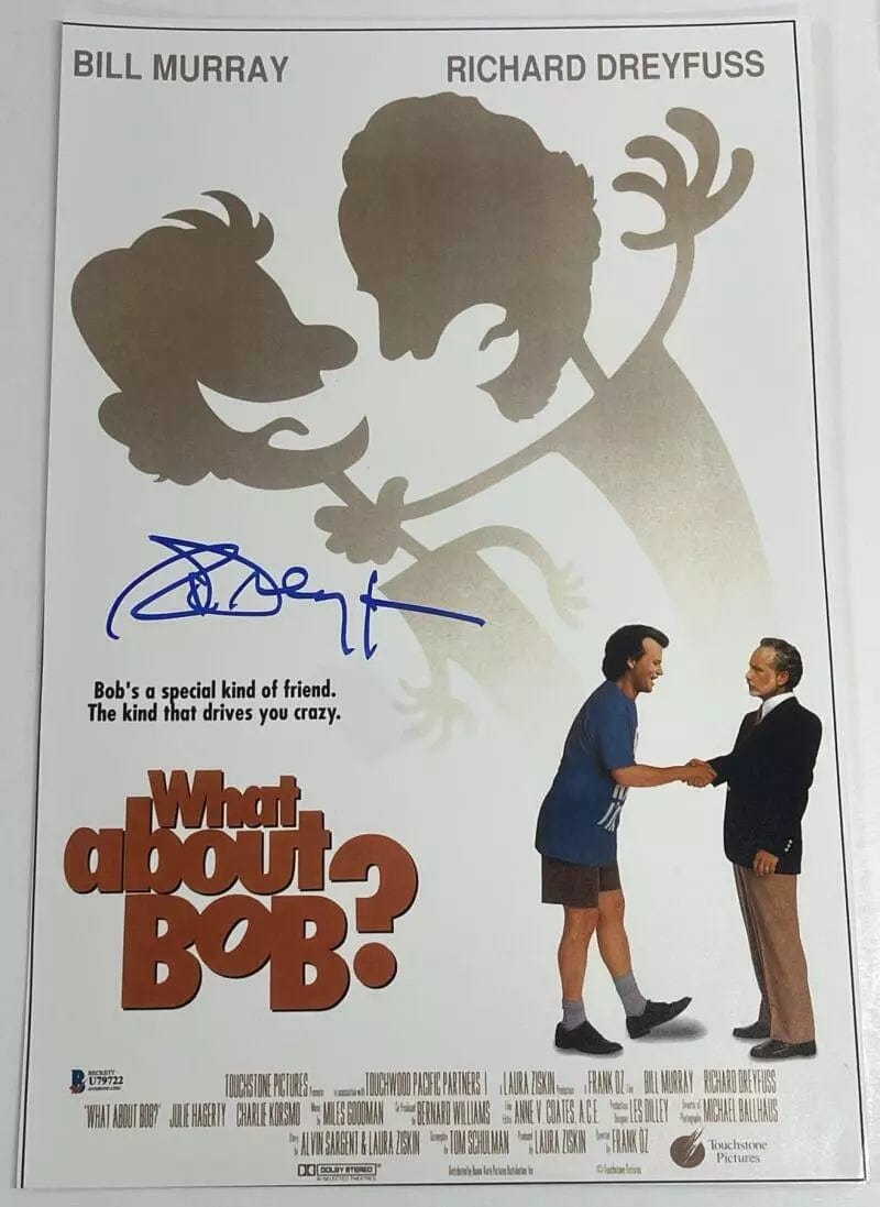 Richard Dreyfuss Signed 12x18 Photo from What About Bob? Beckett COA