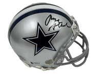 Roger Staubach Authentic Autographed Dallas Cowboys Mini-Helmet #2
