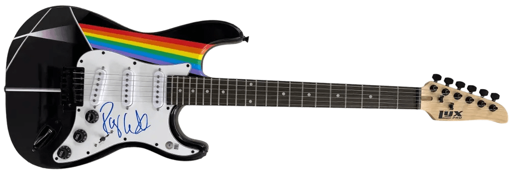 Roger Waters of Pink Floyd Signed Guitar Beckett COA - Item #1 - Detail View