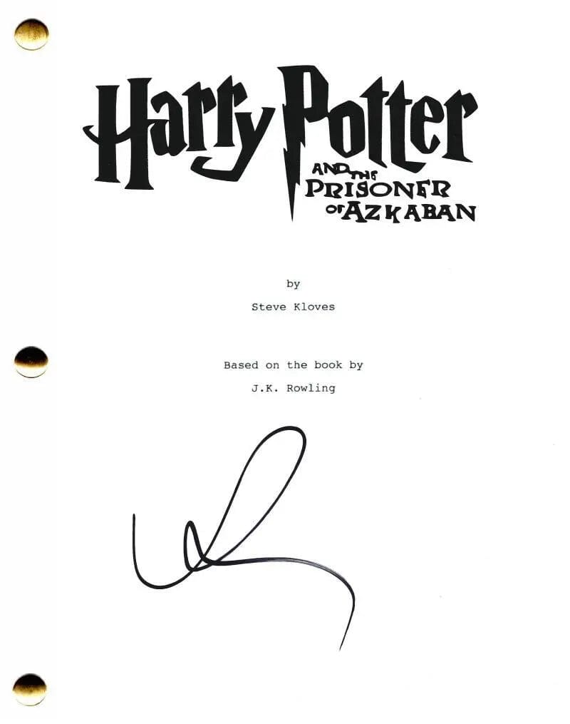 Rupert Grint Authentic Autographed Harry Potter and the Prisoner of Azkaban Script